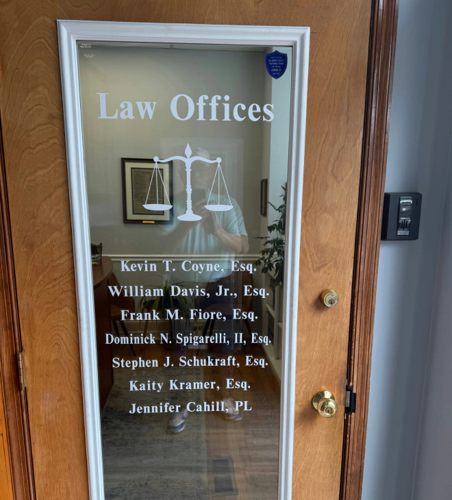 front door of office